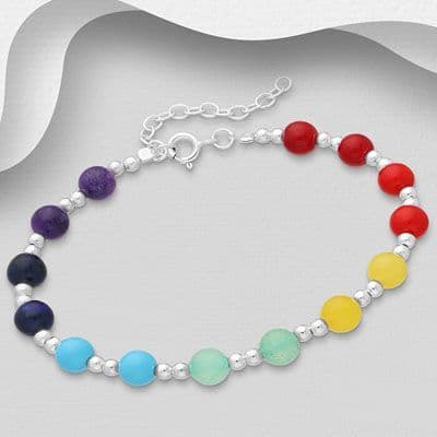 925 Sterling Silver Chakra