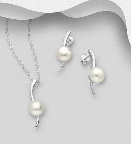 925 Sterling Silver Cultured Pearl Collection