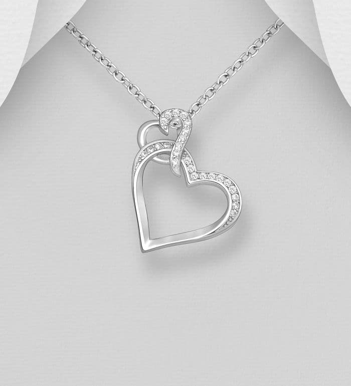 925 Sterling Silver Heart Jewellery Collection