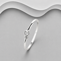 925 Solid Sterling Silver Designer Inspired Bangle, Heavier, With a Double Twist Design Element