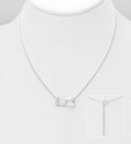 925 Sterling Silver Snaffle Bit Necklace