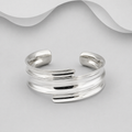 925 Solid Sterling Silver Polished Cuff Bangle — Exclusively Designed & Handcrafted