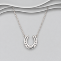 Solid 925 Sterling Silver Horseshoe Necklace – A Timeless Symbol of Good Luck