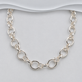 Handcrafted 925 Sterling Silver Links of London-Inspired Necklace, 18 Inches