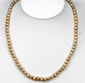 6mm Single Strand of Cultured Freshwater Cream Oval Pearls  18" Classic Elegance