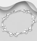 925 Sterling Silver Handcrafted Horse Snaffle Bit Link Bracelet