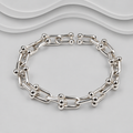 925 Sterling Silver Designer Inspired Luxury Bracelet - The Weight of Luxury