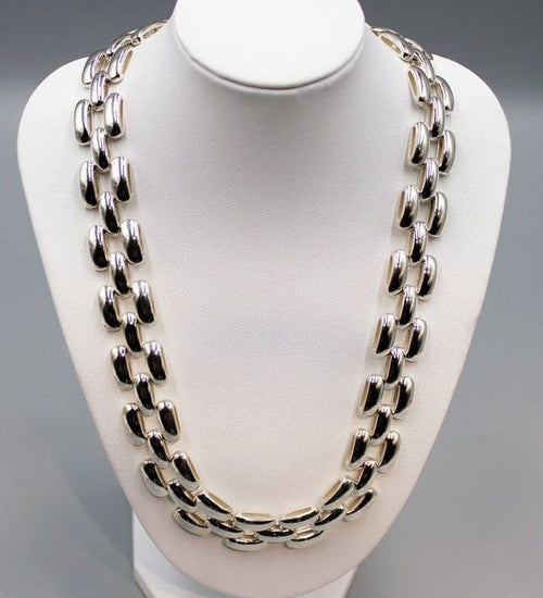 925 Hand Crafted Sterling Silver Cartier Panther Style Links.