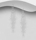 925 Sterling Silver Chandelier Hook/Drop Earrings  Elegant, Flowing & Stunningly Detailed
