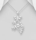 925 Sterling Silver Dragonfly Pendant & Chain