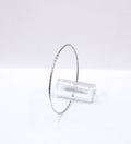 925 Sterling Silver Fine Twisted Slave bangle: 1 mm Width