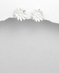 925 Sterling Silver Flower Stud Earrings