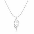 925 Sterling Silver Hand-Crafted Elegant Pendant & Chain