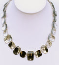 925 Sterling Silver Hand Crafted Necklace. Featuring Different Shaped Solid Shaped. Exclusive