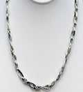 925 Sterling Silver Hand Crafted Solid Infinity Style Necklace - 18" in Length