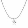 925 Sterling Silver Hand Crafted Tear Drop Pendant & Chain - Exclusive Design