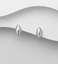 925 Sterling Silver Handcrafted Diamond-Shaped Stud Earrings  Sleek, Modern & Timeless