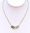925 Sterling Silver Hermes Style Solid Necklace. T Bar Clasp. Exclusive Design