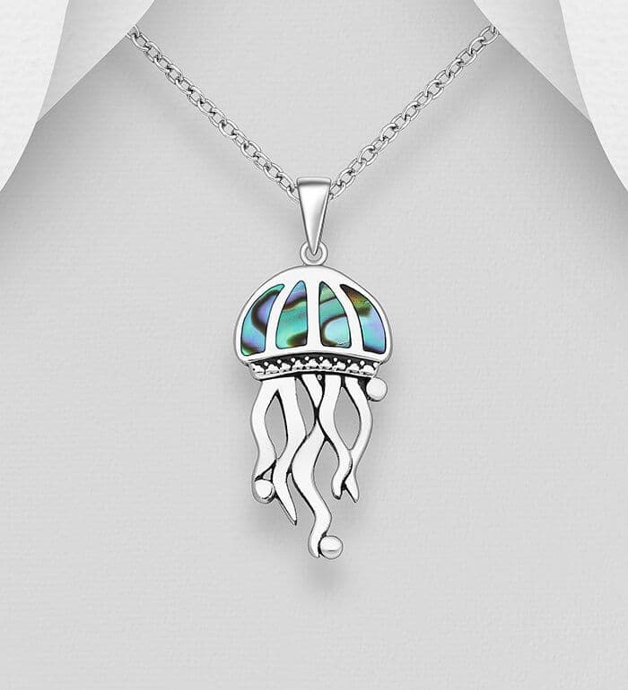 925 Sterling Silver Infinity Pendant & Chain Decorated with CZ Simulated Diamonds