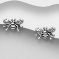 925 Sterling Silver Oxidized Bee Stud Earrings  - Perfect for any occasion