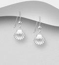 925 Sterling Silver Small Shell Hook/Drop Drop Earrings