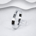 Designer-Inspired Solid 925 Sterling Silver Oval Bangle with Safety Catch  Handcrafted Elegance