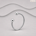 925 Solid Sterling Silver Torque Bangle - Designed To Suit Both Men and Women.