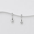 925 Sterling Silver Hand Crafted Polished Drop Earrings — Exclusive