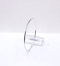 Plain Solid 925 Sterling Silver Round Bangle 5mm — Stackable Elegance