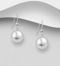 Sterling Silver 10mm Ball Drop Earrings