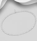 925 Sterling Silver Elastic 2mm Fine Ball Beads Bracelet