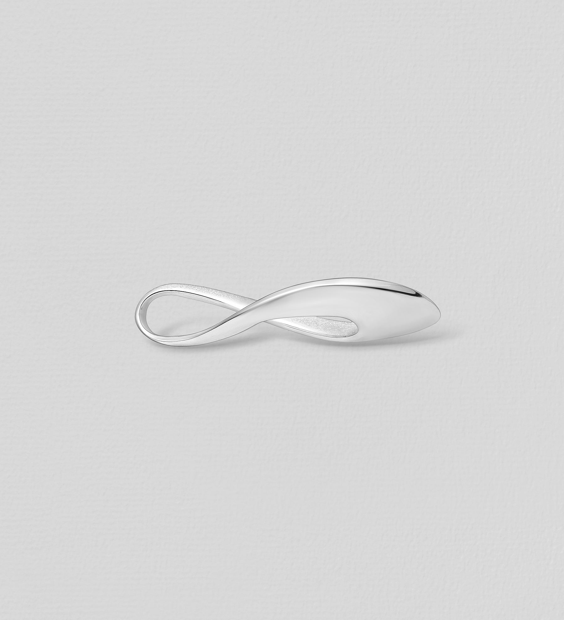 925 Sterling Silver Elegant Matte Pendant & Chain
