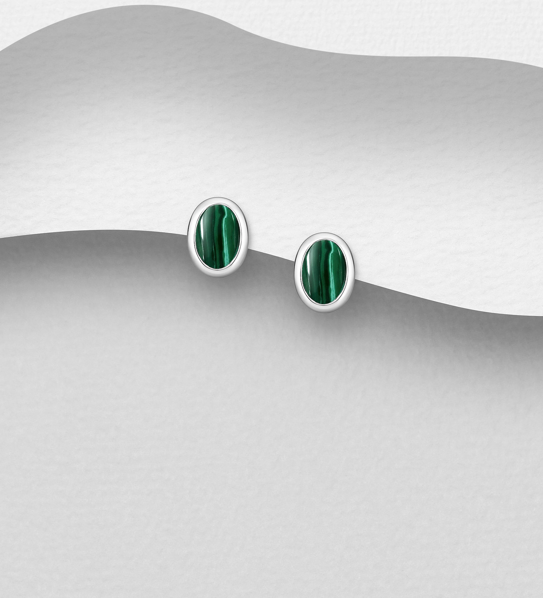 925 Sterling Silver Resin Stud Earrings — Available in 3 Colours