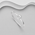 925 Sterling Silver Hand Crafted Easy to Ware Designer Inspired Bangle That Opens