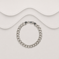 925 Sterling Silver Double Oval Link Bracelet