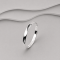 Solid 925 Sterling Silver Faceted  Round Polished Bangle  Exclusive Design & Timeless Shine