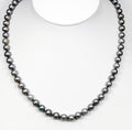 Single Strand of 6mm Cultured Grey Tahitian Pearls  Adjustable 16"20" Timeless Luxury