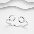 New & Unique Hinged Design: A Chic Gucci-Inspired Look in Solid 925 Sterling Silver